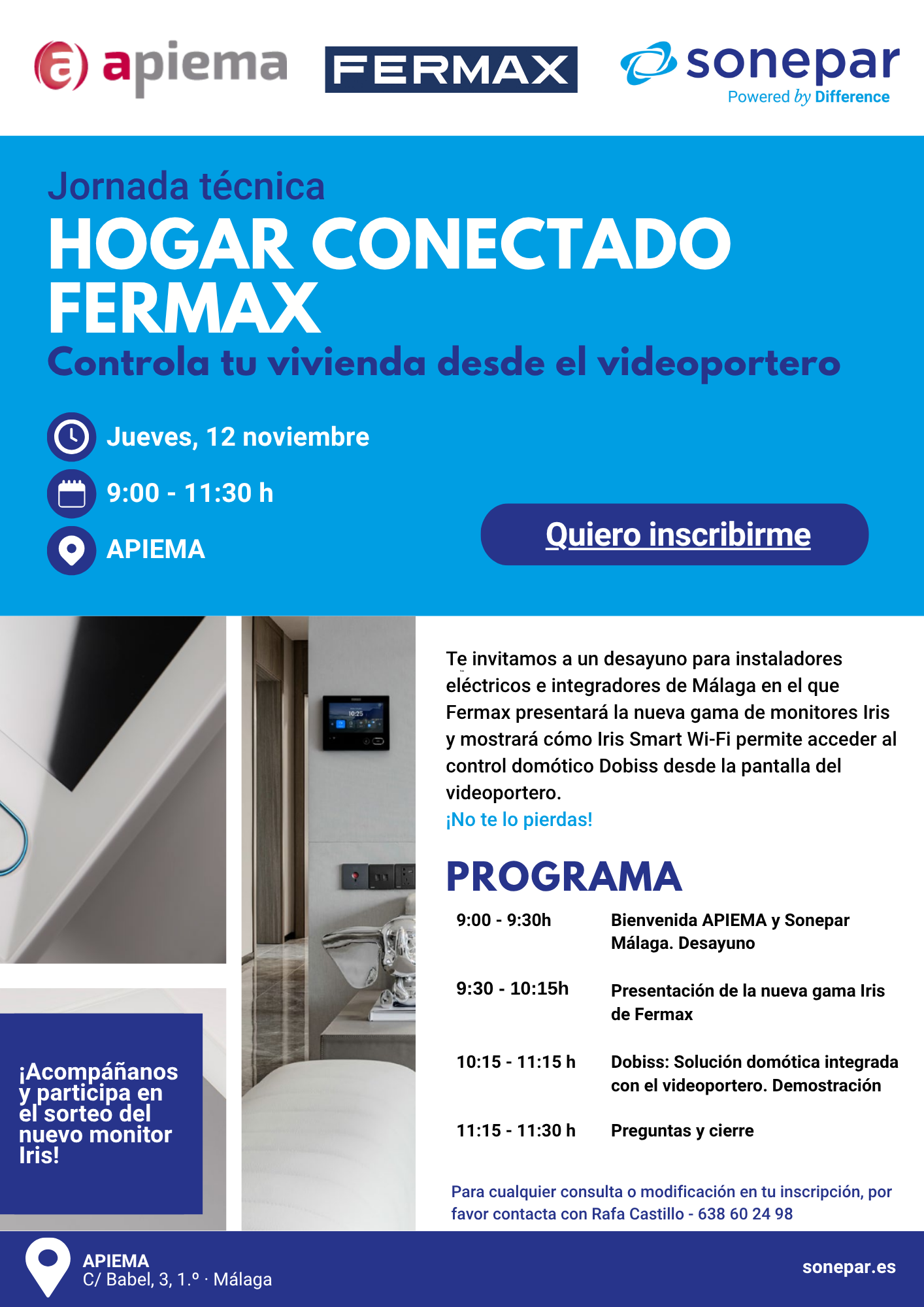 Formación Fermax hogar conectado Apiema